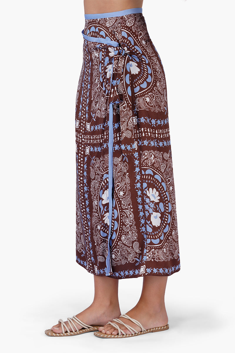 Set of 6 Sundown Bandana Wrap Skirt (S,M & L)