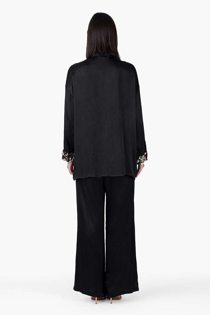 Set of 6 Black Noir Jewel Shirt (S, M , & L)
