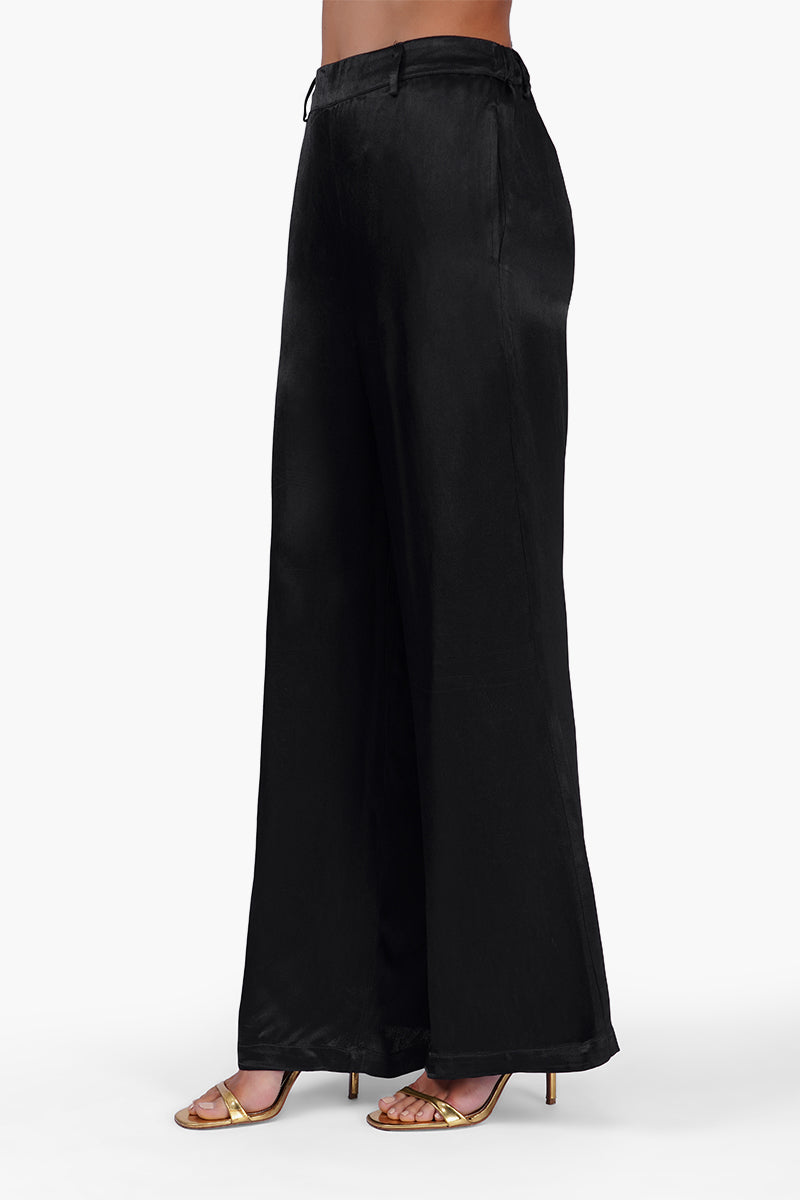 Set of 6 Black Noir Satin Pants (S, M & L)