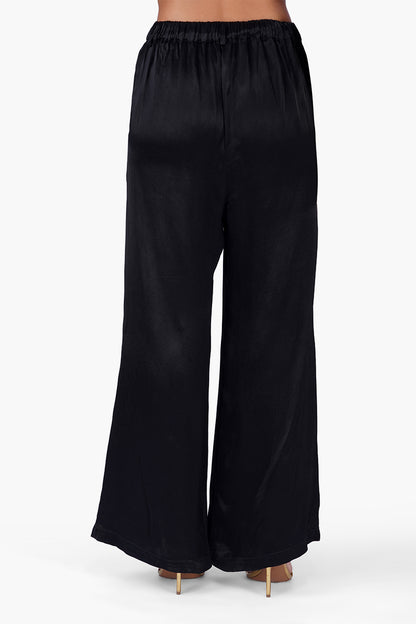 Set of 6 Black Noir Satin Pants (S, M & L)