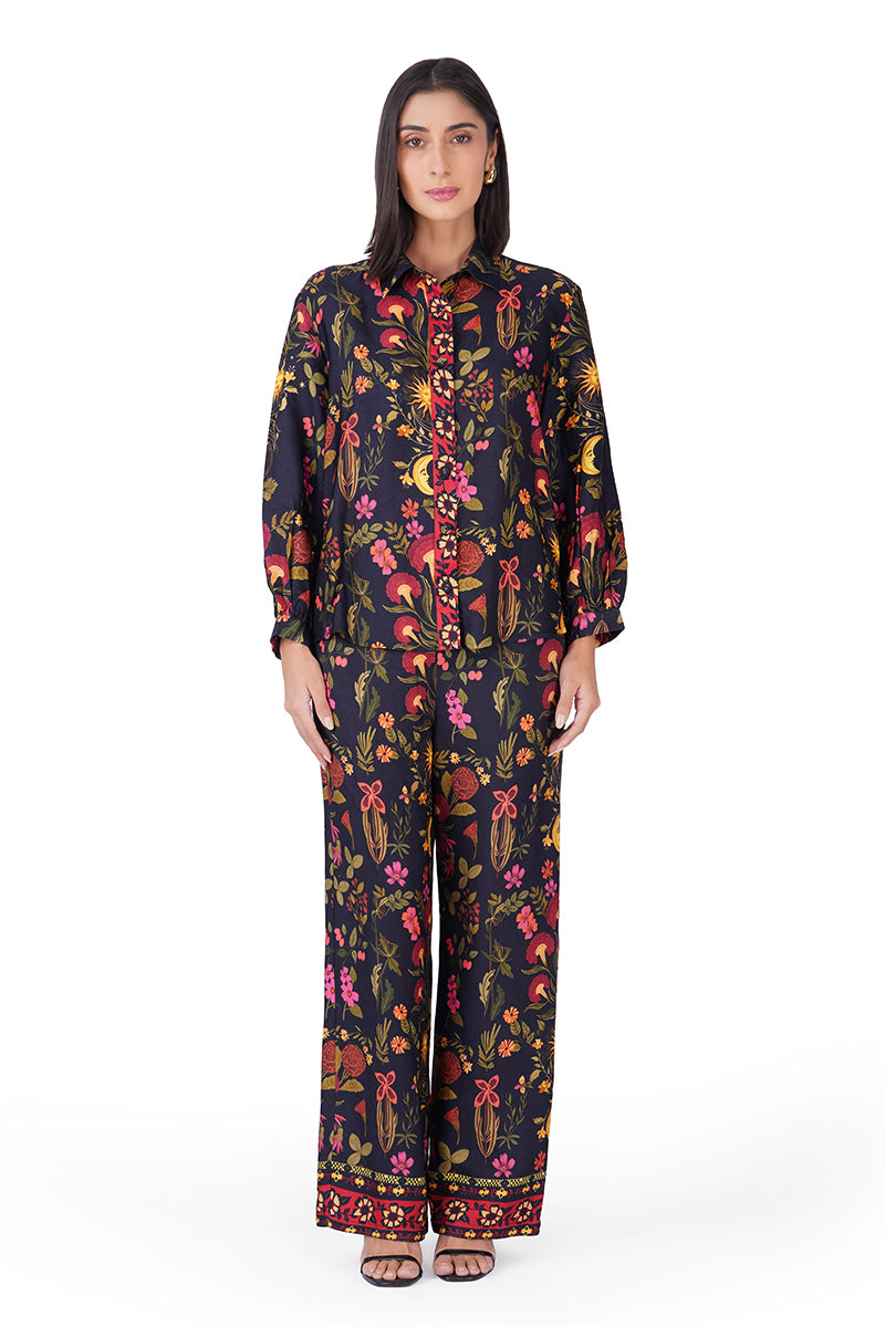 Set of 6 Galaxy Garden Printed Shirt(S, M & L)