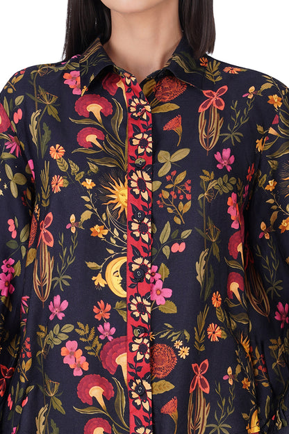 Set of 6 Galaxy Garden Printed Shirt(S, M & L)