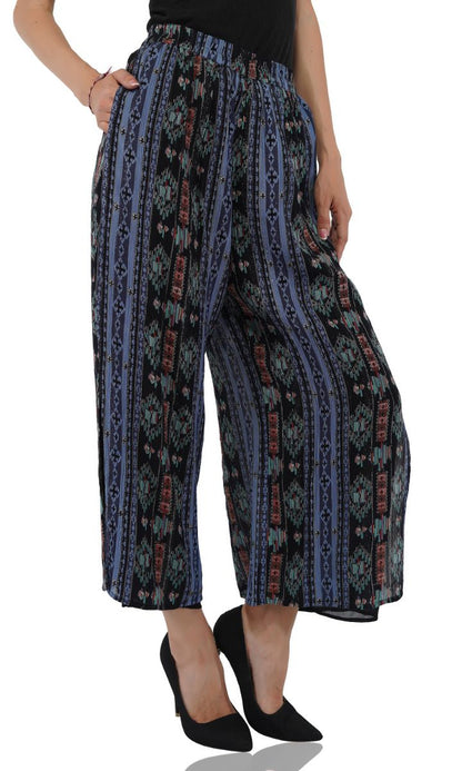 Set of 6 Dusk Blue Boho Lounge Pants (S,M,L)