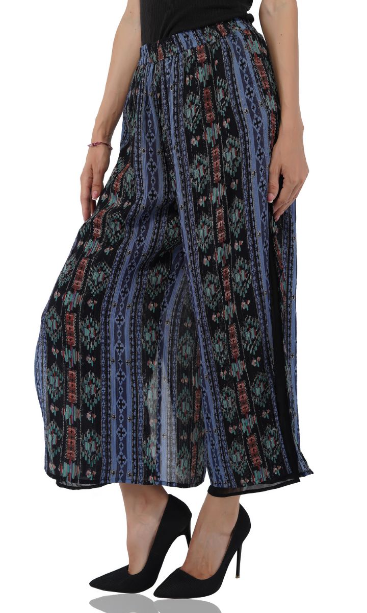 Set of 6 Dusk Blue Boho Lounge Pants (S,M,L)