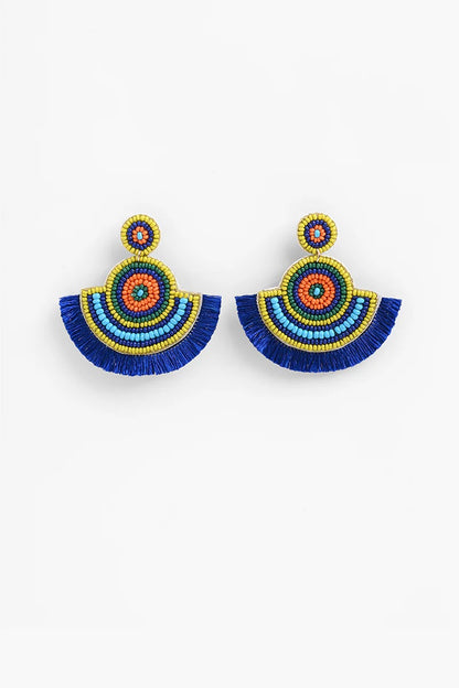 Tribal Hand Embellished Earrings