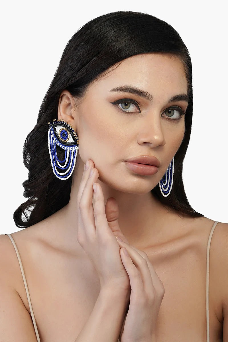 Egyptian Evil Eye Earrings