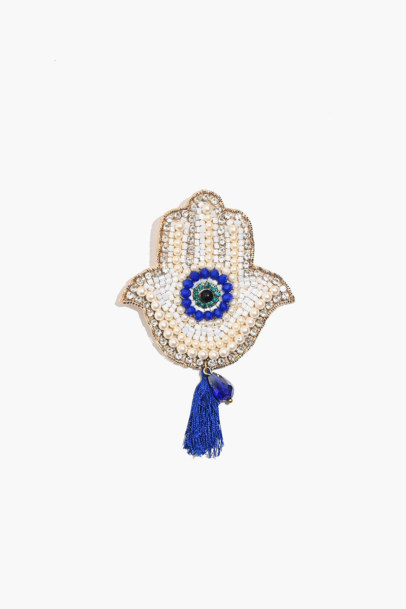 Hamsa Evil Eye Pin