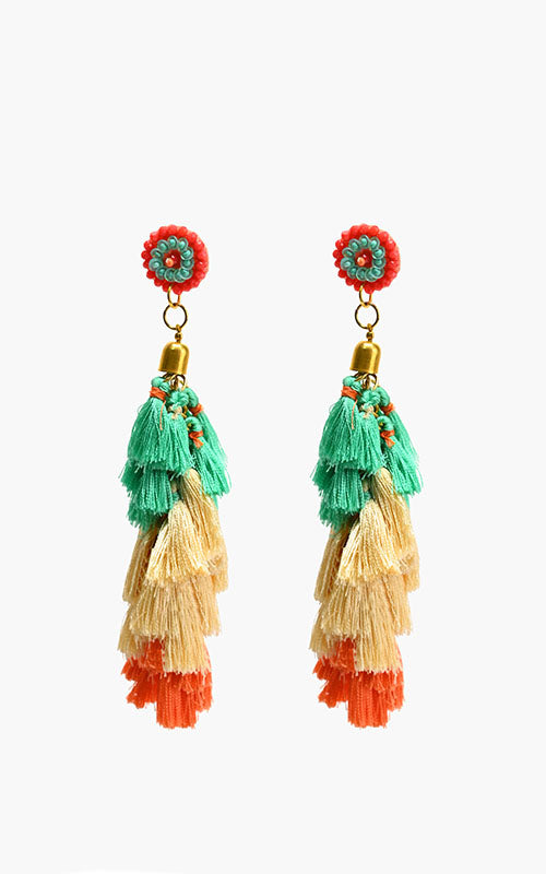 Charming Tassels Hanging Earrings