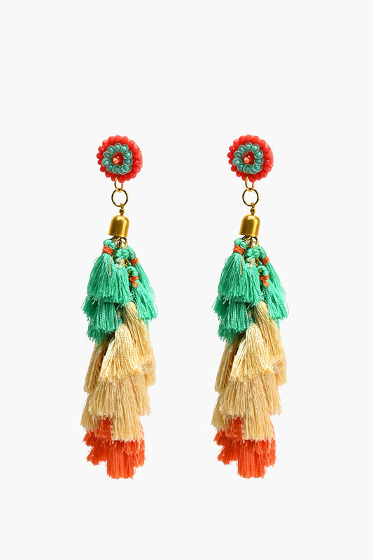 Charming Tassels Hanging Earrings