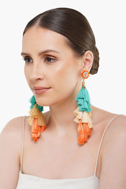 Charming Tassels Hanging Earrings