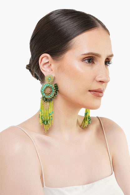 Glam Sham Beaded Earrings