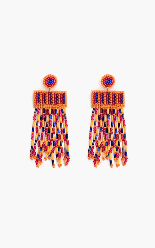 Shakira Multi Color Beaded Earring