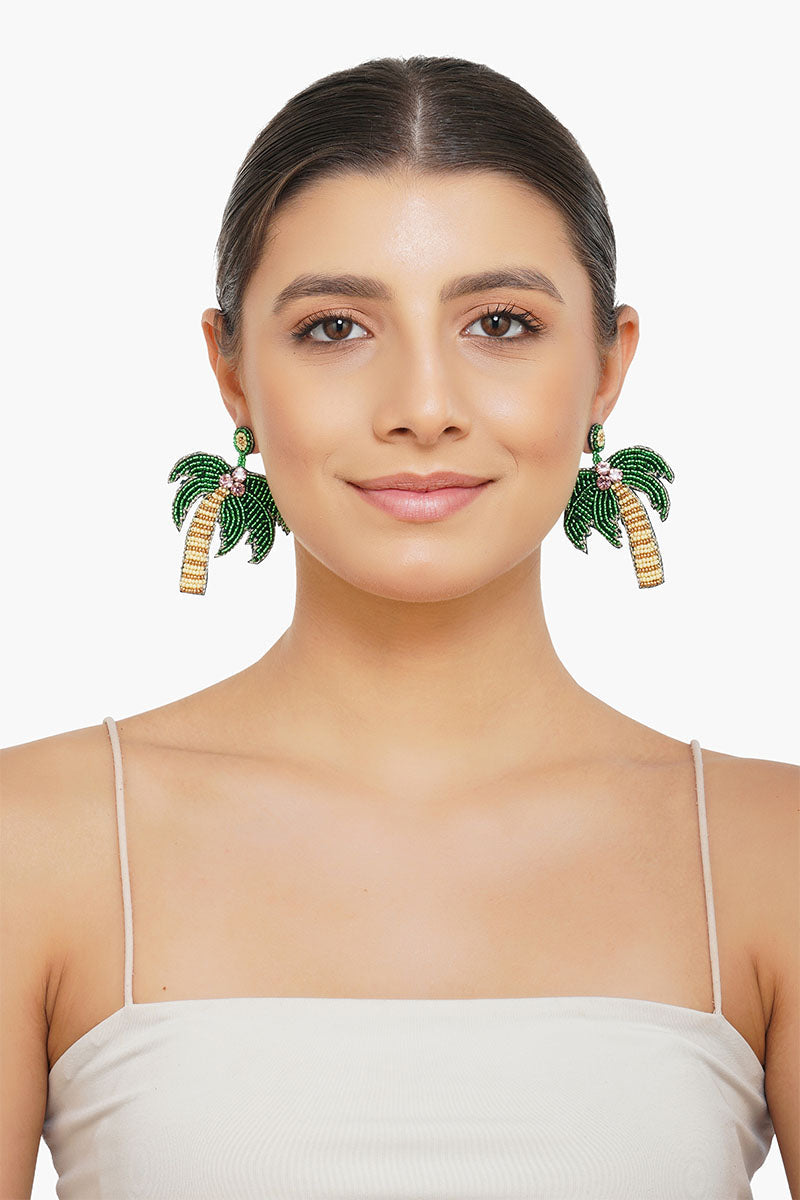 Palm Play Drop Earrings