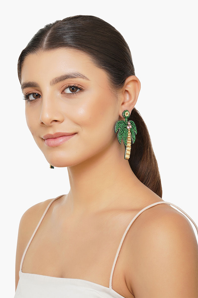 Palm Play Drop Earrings