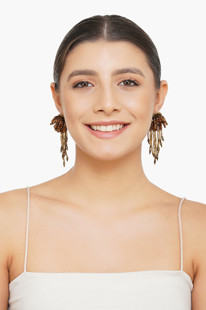 Dripping Gold Earrings