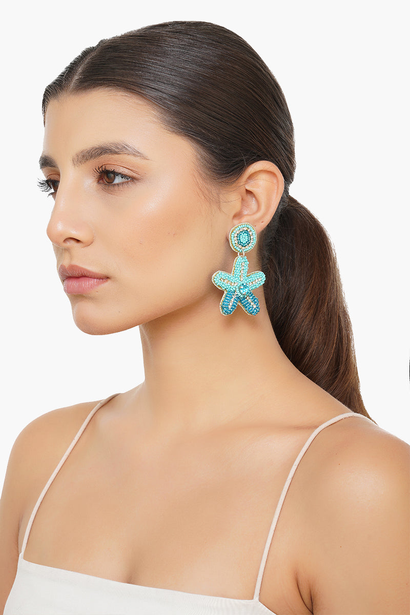 Coral Stars Earrings