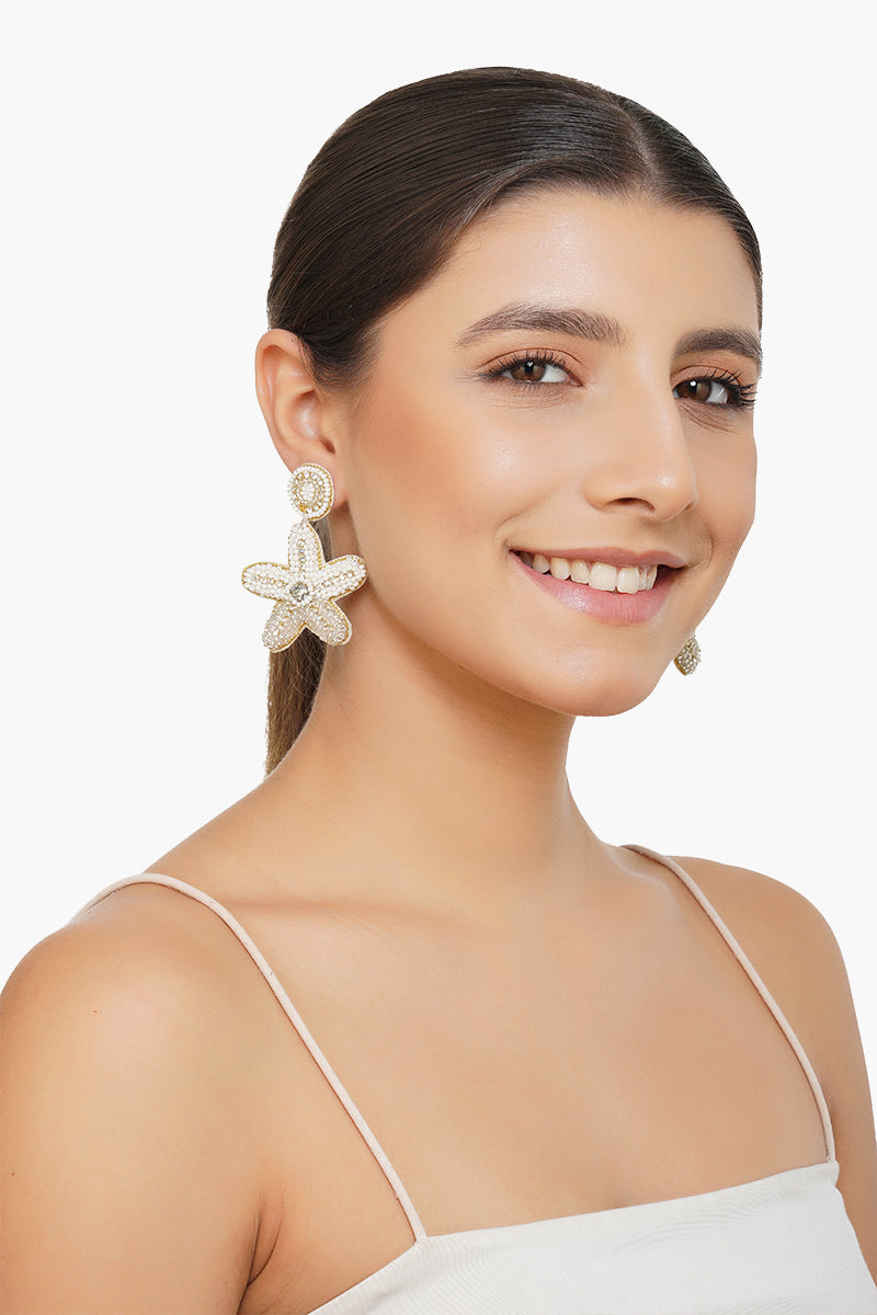 Pearl Stars Earrings