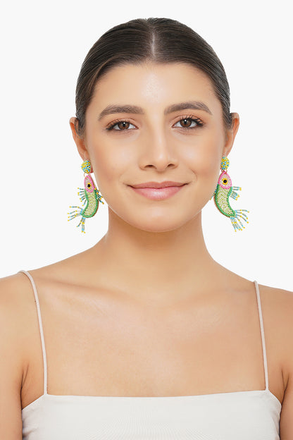 Pink Pose Earrings