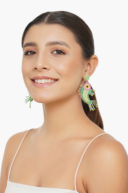 Pink Pose Earrings