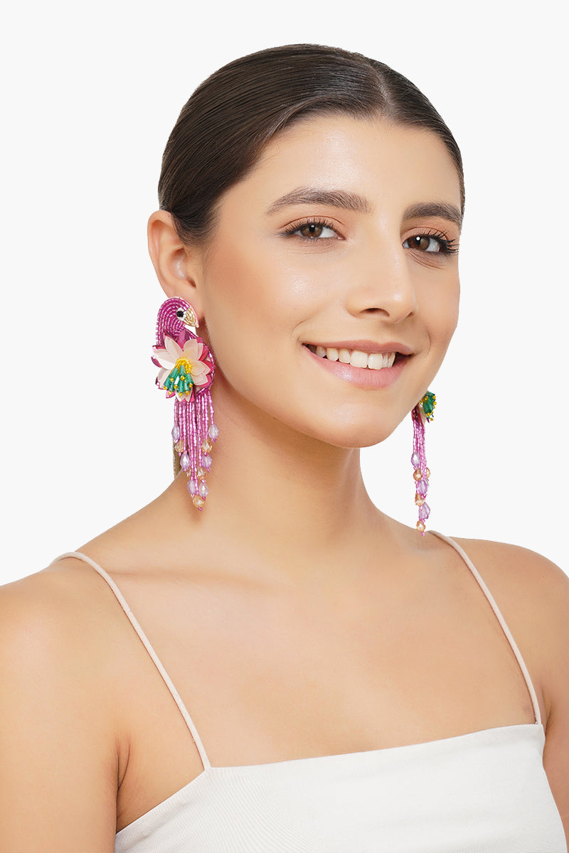 Pink Chirp Earrings