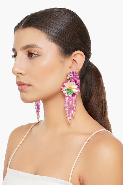 Pink Chirp Earrings