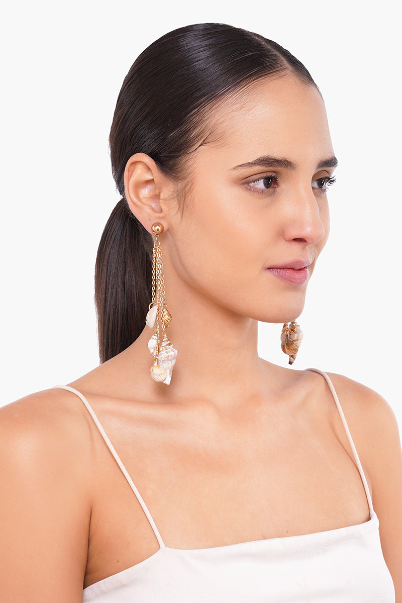 Mars Shell Earrings