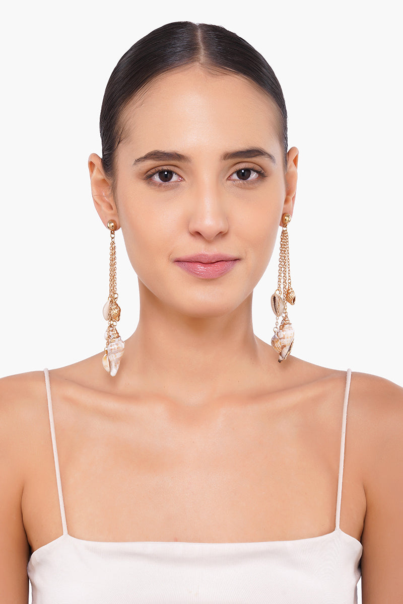 Mars Shell Earrings