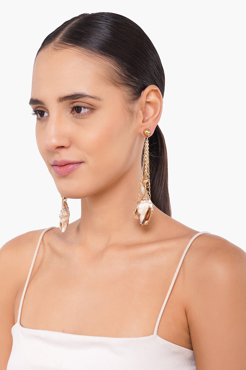 Mars Shell Earrings