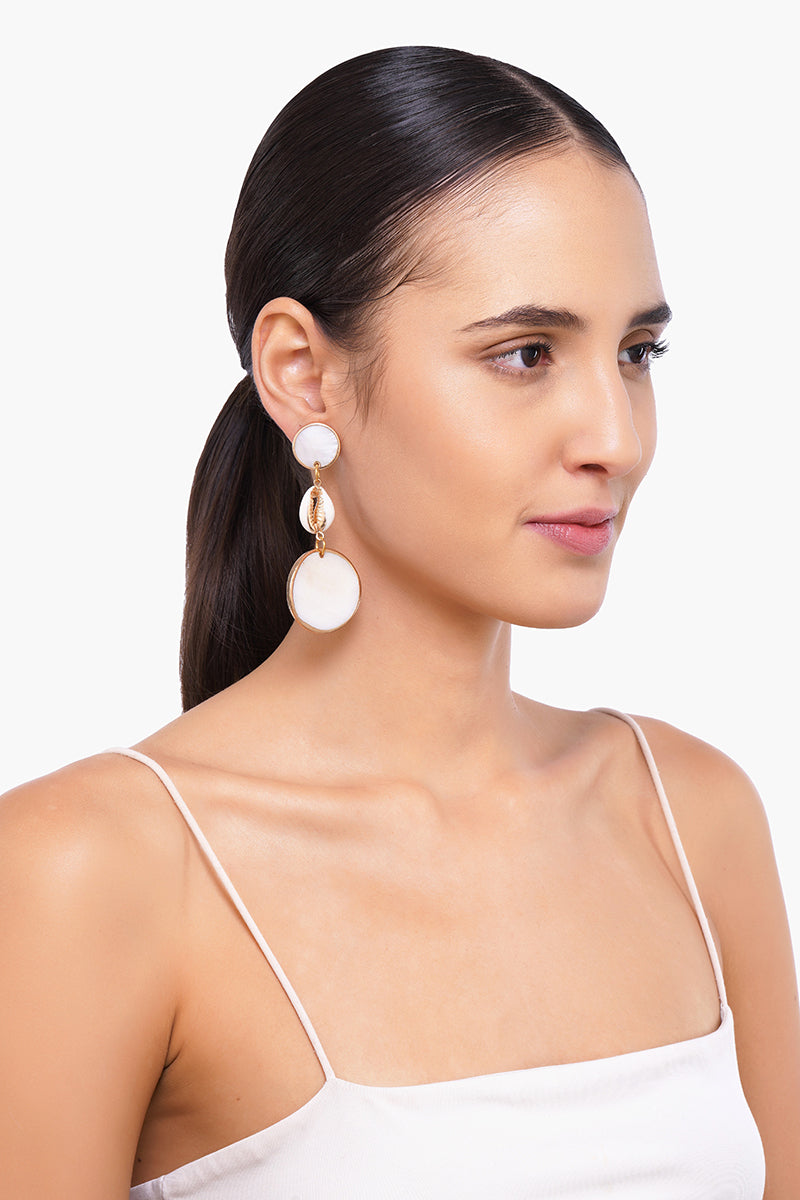 Earth Shell Earrings