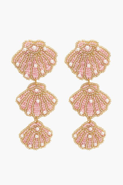 Pearl Shell Beaded Earrings
