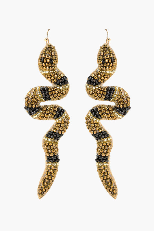 Venom Charm Beaded Earrings