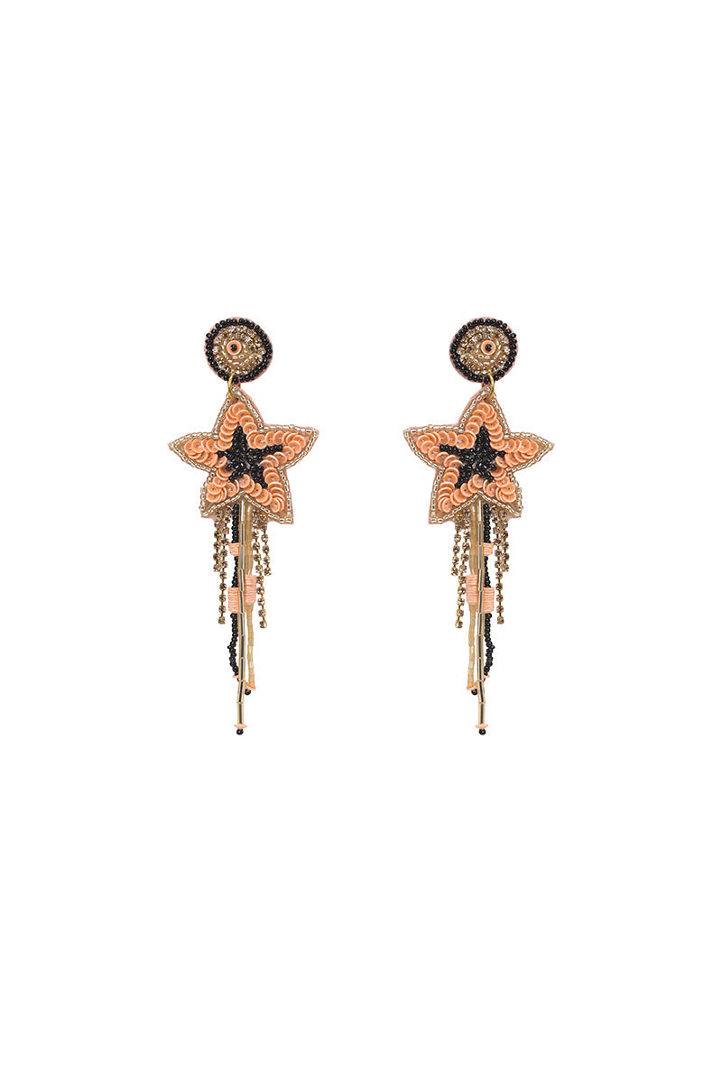 Shining Star Beaded Earrings