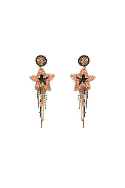 Shining Star Beaded Earrings