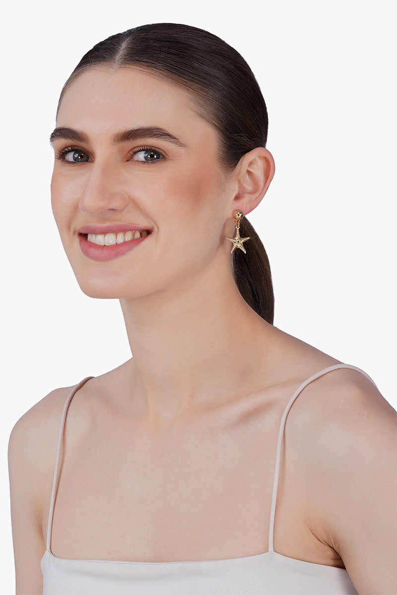 Ocean Pair Hand-Beaded Statement Earrings
