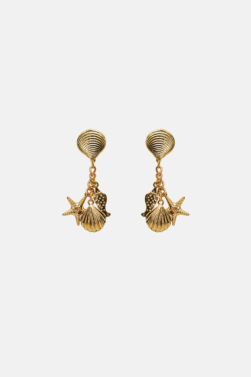 Ocean Breeze Baubles Hand-Beaded Statement Earrings