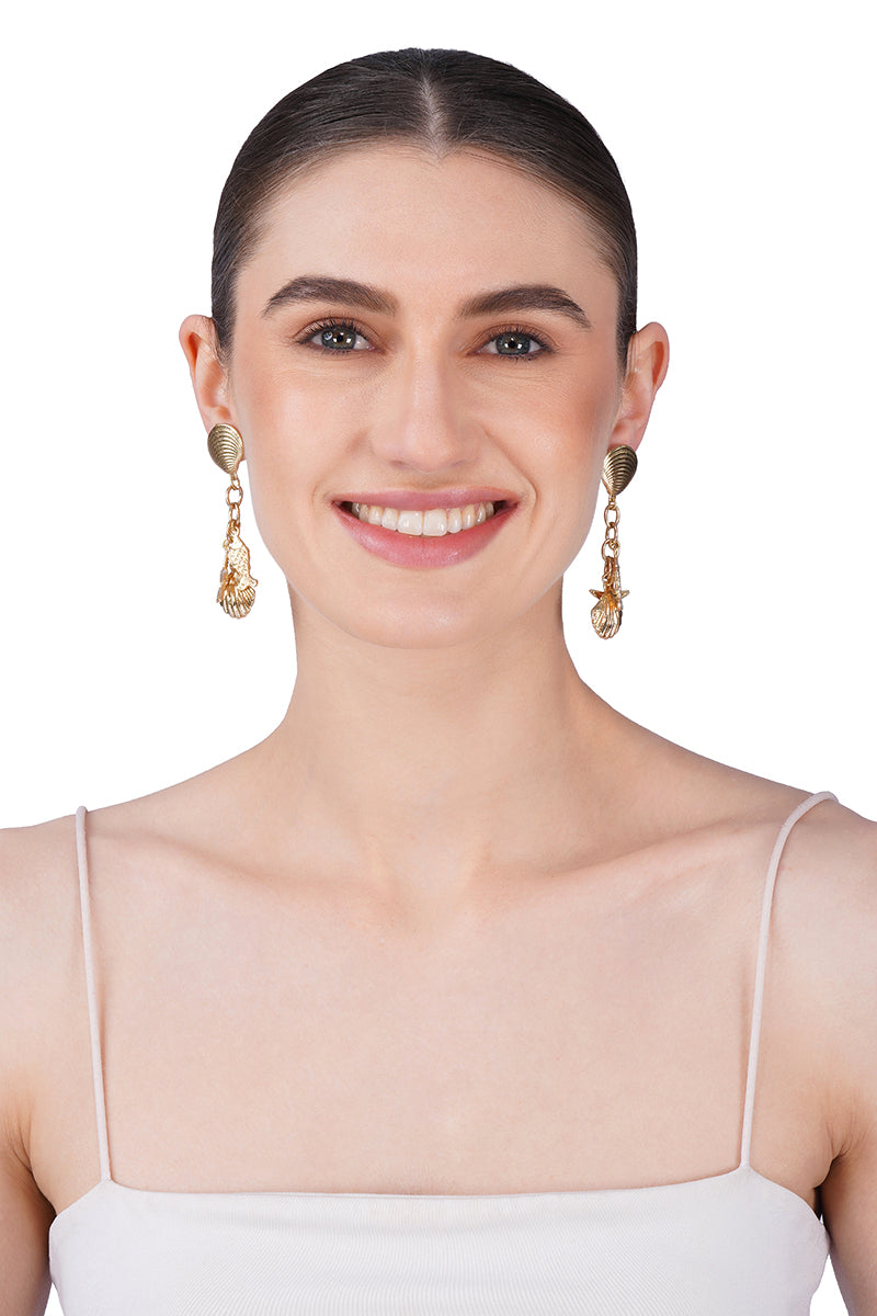 Ocean Breeze Baubles Hand-Beaded Statement Earrings