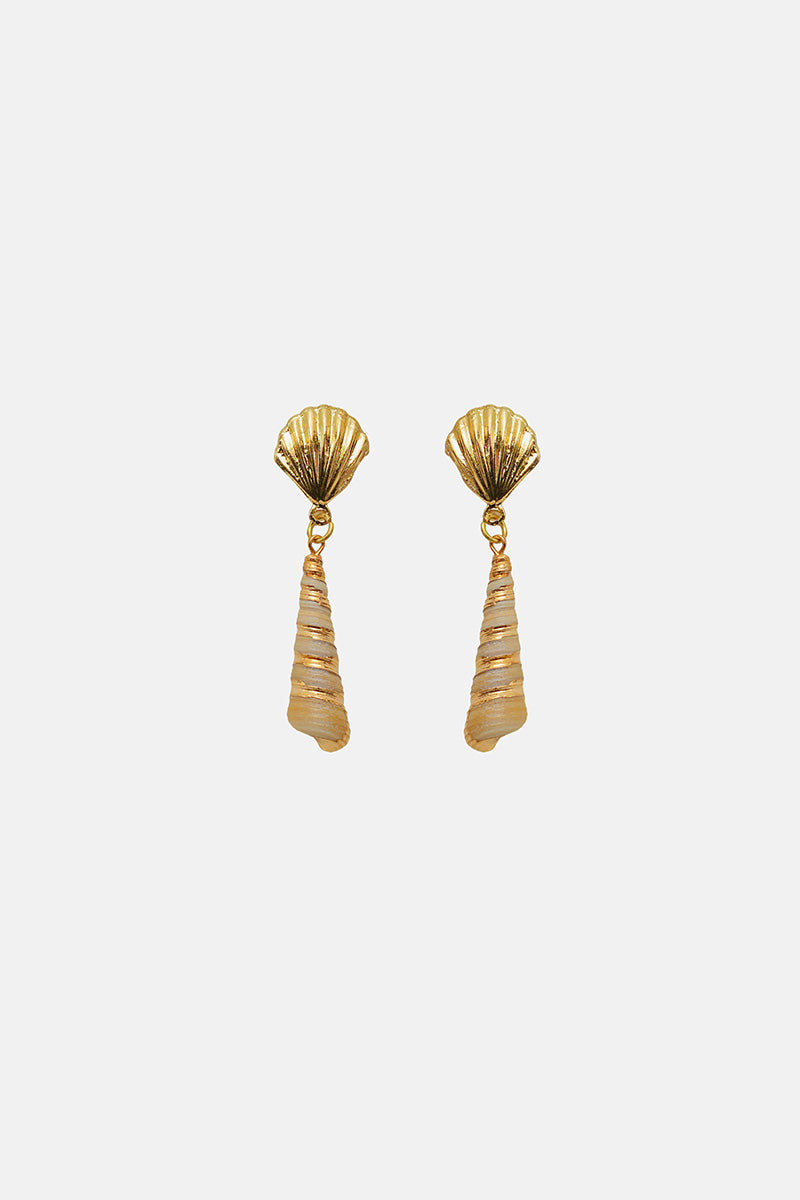 Shoreline Drops Hand-Beaded Statement Earrings