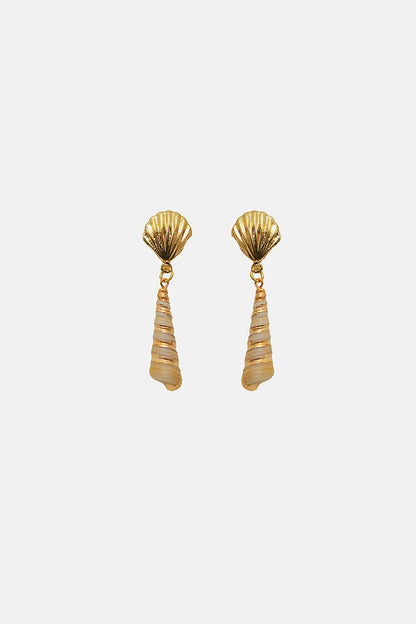 Shoreline Drops Hand-Beaded Statement Earrings