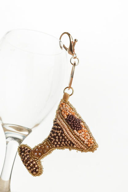 Classic Shaken Martini Cocktail Bag Charm