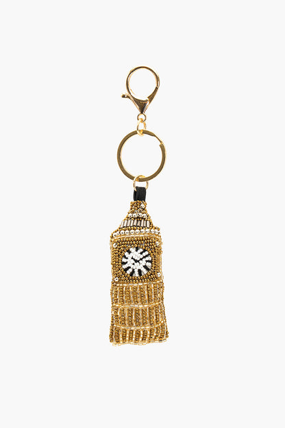 New York City Skyline Hand-Beaded Bag Charm