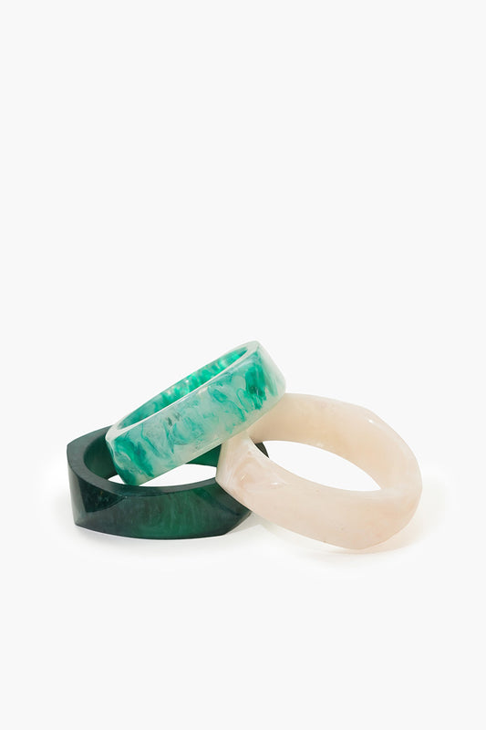Resin Chic Trio Artisanal Resin Bangle