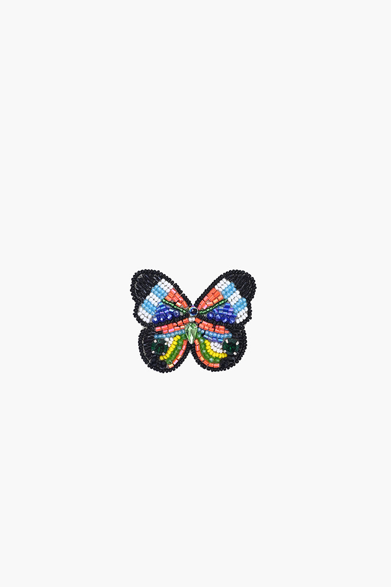 Midnight Colorful Butterfly Brooch