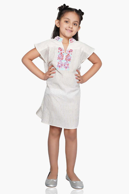 Zephyr Embroidered Tunic Dress  4-7 Years