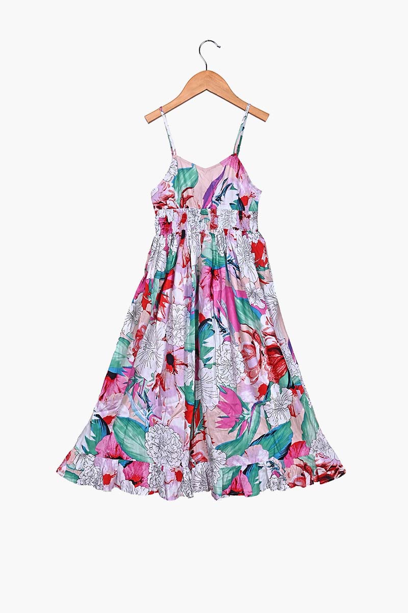 Amethyst Bloom Kids Maxi Dress  4-7 Years