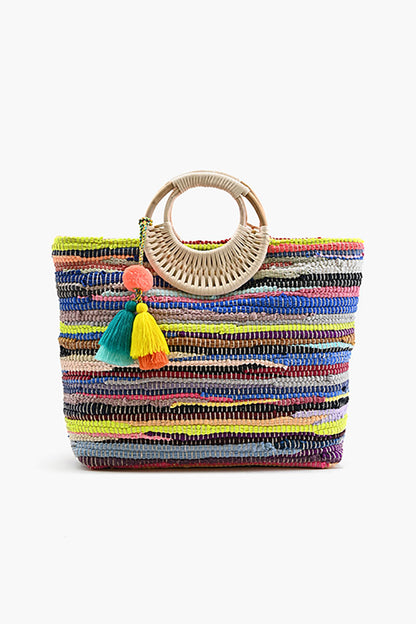 Chindi Hand Woven Large Tote