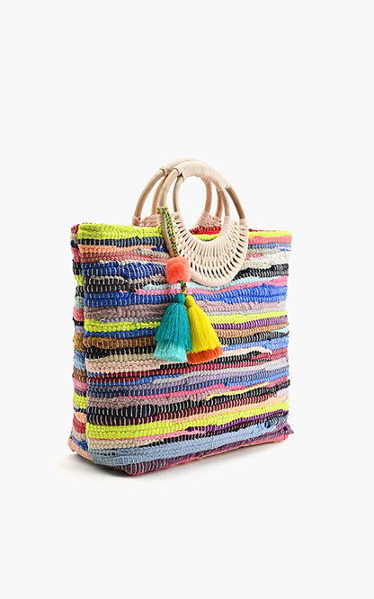 Chindi Hand Woven Large Tote