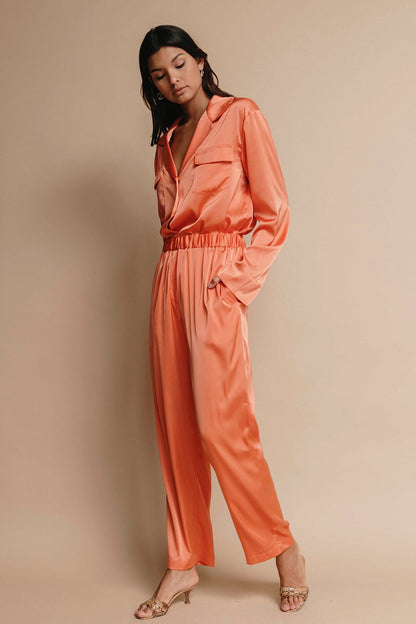 The Cord Set in Mediterrranean-Apricot
