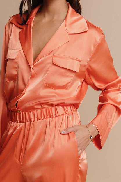 The Cord Set in Mediterrranean-Apricot