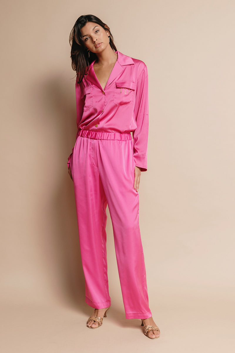 The Co-ord Set in Mediterrranean-Fuchsia