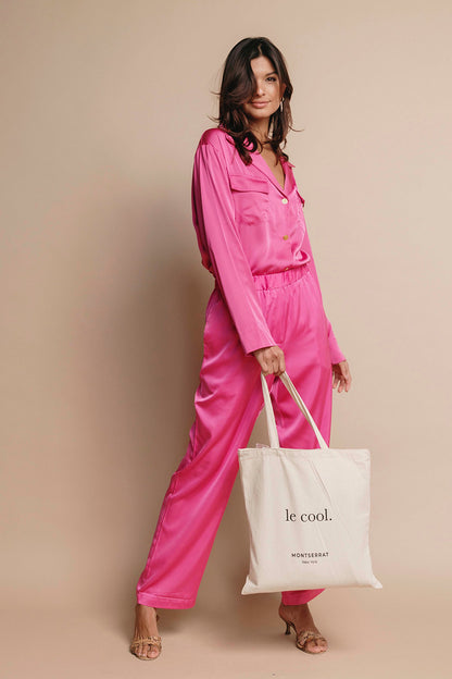 The Co-ord Set in Mediterrranean-Fuchsia